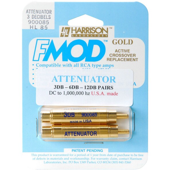 Main product image for Harrison Labs 3 dB RCA Line Level Attenuator Pair 266-240